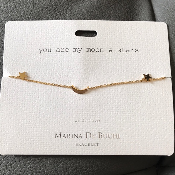 marina de buchi Jewelry - Marina de Buchi gold moon & stars bracelet